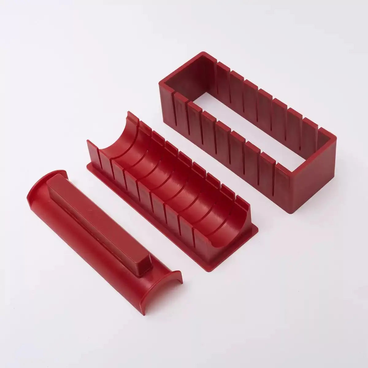 Sushi Mold Household Sushi Tool Set with Seaweed Rice Roll Maker and Nori Complete Kit for Easy Home Cooking