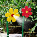 Crazy Dancing Sunflower Sprinkler, 360° Auto Rotating, Quick Hose Attach, Outdoor Water Toy, Cools Kids & Pets, Summer Fun