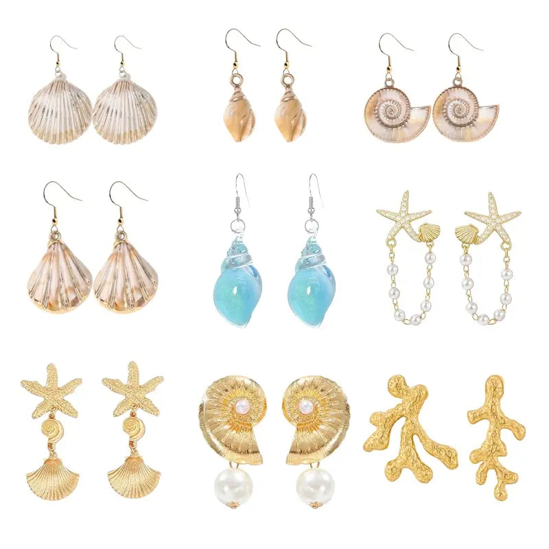 Ocean Style Mystery Jewelry Luxury Jar Set - Summer Gift Set for Women, Unique Birthday Present with Necklace, Earrings, Rings & Bracelets - Perfect for Seaside Enthusiasts