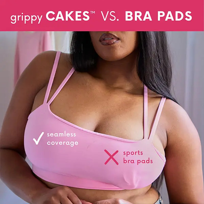 CAKES Body - VIRAL Non-Adhesive Nip Covers - NO GLUE or ADHESIVE - 100% Silicone - Seamless Inserts for Workout & Swim - Rinse & Reuse