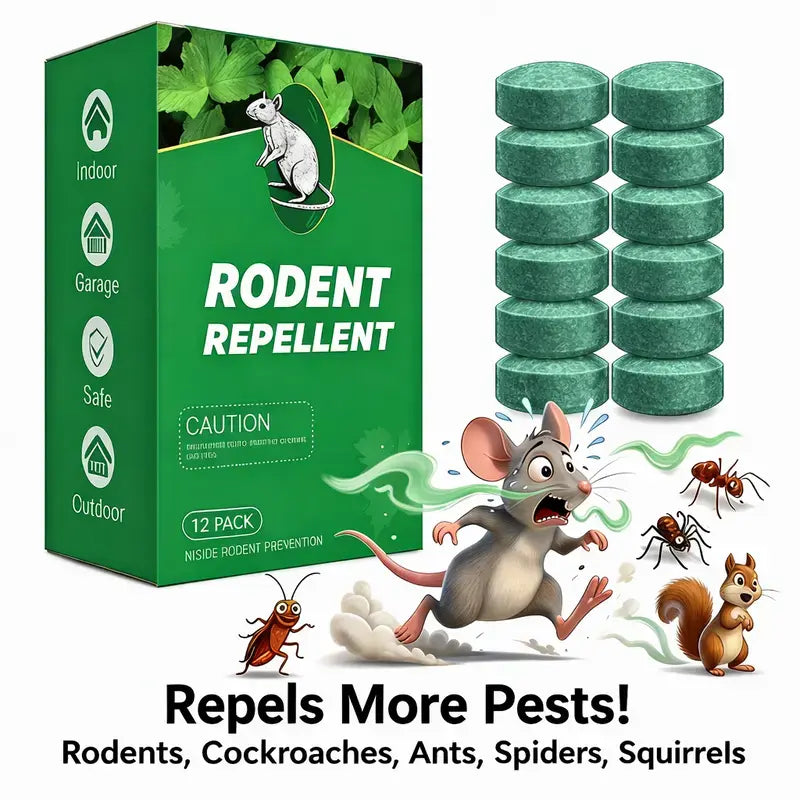 12 - Pack Popular Natural Rodent Repellent Balls! Infused with Peppermint and Lemon Oil, These Balls Effectively Deter Squirrels, Rats, Spiders, and Other Pests. Safe, Long - Lasting, and Easy - to - Use for Both Indoor and Outdoor Applications.