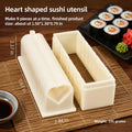 Sushi Mold Household Sushi Tool Set with Seaweed Rice Roll Maker and Nori Complete Kit for Easy Home Cooking