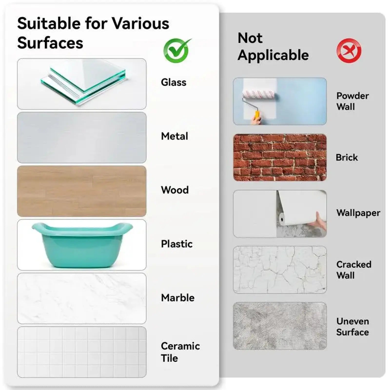 Heavy Duty Waterproof Self-Adhesive Double Sided Hook and Loop Strips, Reusable Mounting Tape for Wall Hanging Picture Frames, Frame Wall Decor, Cable Organizer (Home & Office Use)