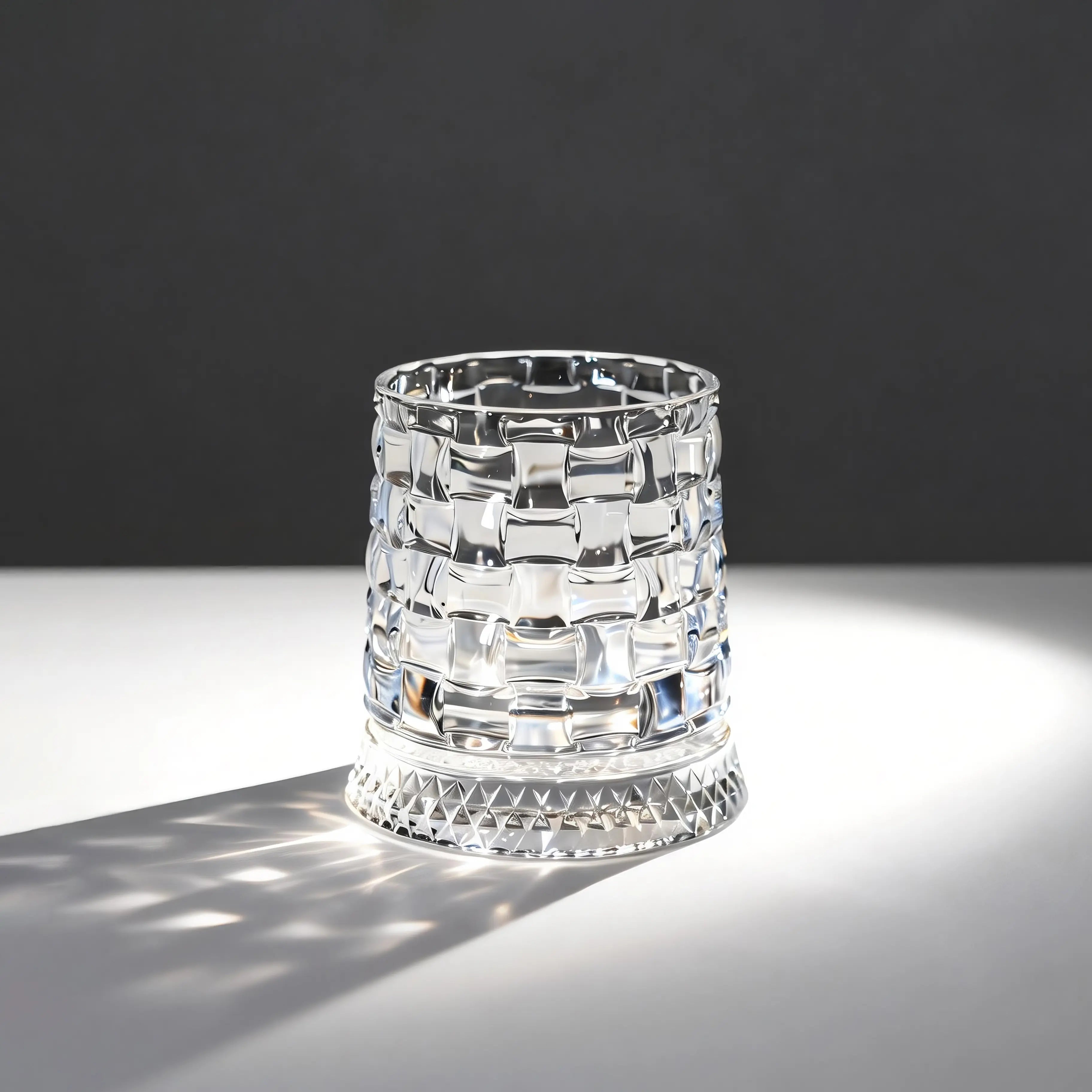 Luxury 360° Spinning Crystal Glass – Star-Cut Stress Relief Whiskey & Wine Glass, Elegant European Barware Gift，Rotating Glass Cup Spinning Glass Cup