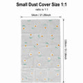 Refrigerator Dust Cover with Storage Pockets Multi Functional Waterproof Fridge Top Protector Household Kitchen Appliance Dust Proof Cover 2 Pack
