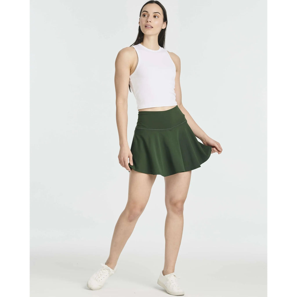 Real Essentials 4 Pack: Women'S High Waisted Tennis Skirts Skater Skort Tummy Control Golf Shorts Pockets (Available in Plus)