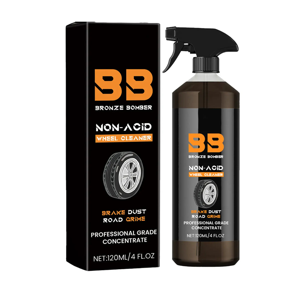 Automotive Rust Remover Spray 120ML – Fast-Acting Iron & Rust Cleaner for Wheels, Rims & All Metal Surfaces – Premium Car Detailing Chemicals, Safe for Most Automotive Finishes, Cars & Motorcycles