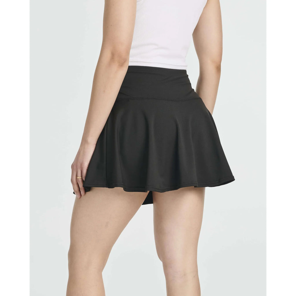 Real Essentials 4 Pack: Women'S High Waisted Tennis Skirts Skater Skort Tummy Control Golf Shorts Pockets (Available in Plus)