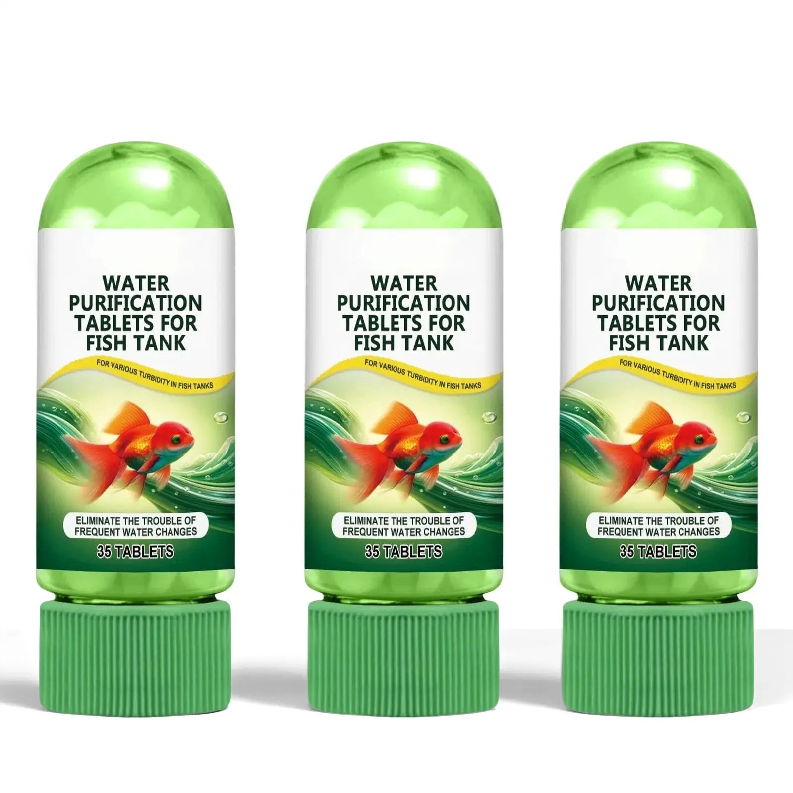 Aquarium Water Purification Tablets, Water Quality Dedicated to Clean Deodorizing Algae Stains Sludge Clear Fish Pond Aquarium Water Purification Tablets for Fish Pond Cleaner Eliminates Cloudy Substances Safely Removes Algae Stains