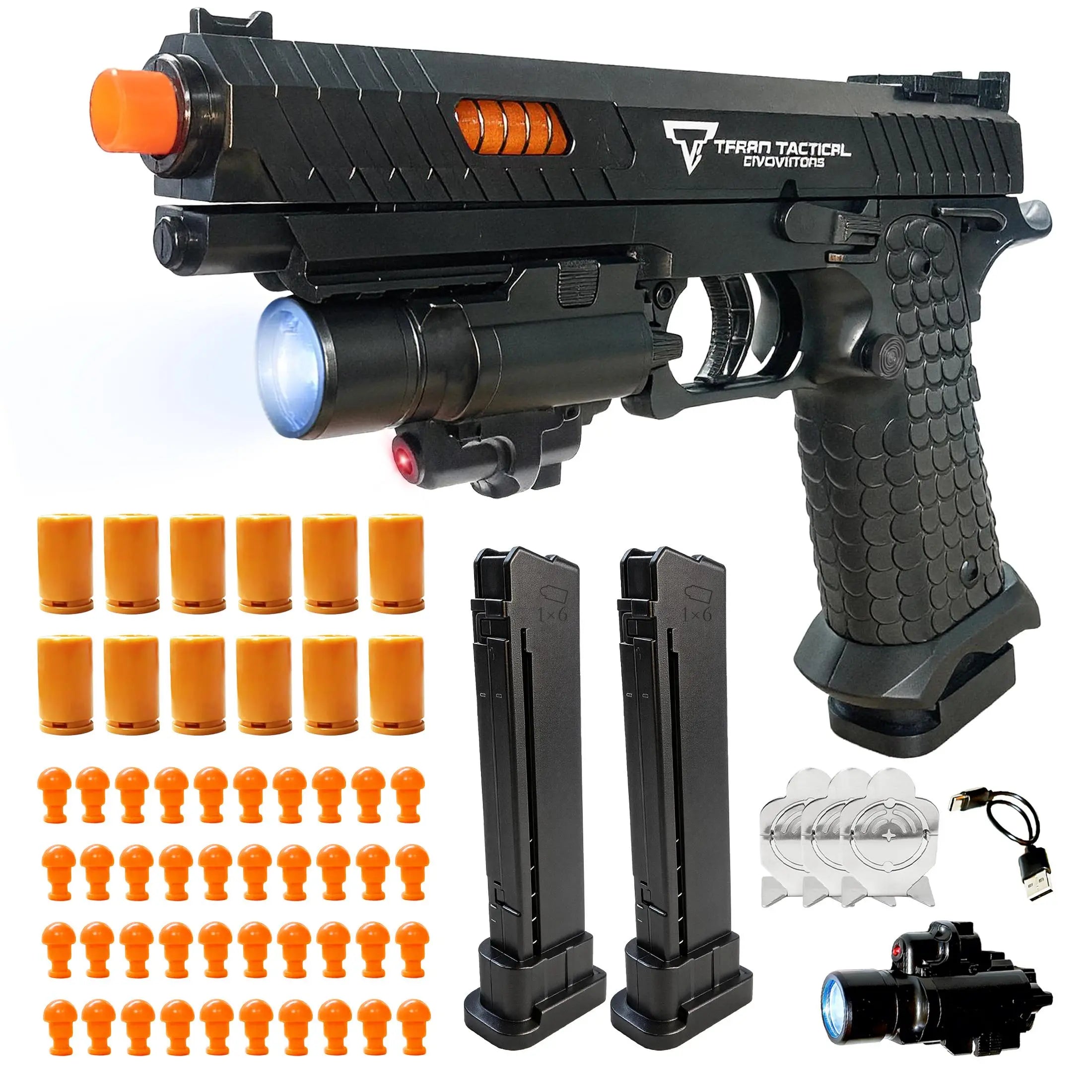 TTI 2011, Automatic Shell Ejecting Toy Gun Pistol, Soft Bullet Toy Gun for Boys, Education Model Realistic Toy Pistol Shooting Game Toys, Birthday Gifts for Kids Eco-Friendly Tactical Ejection Stock Perfect