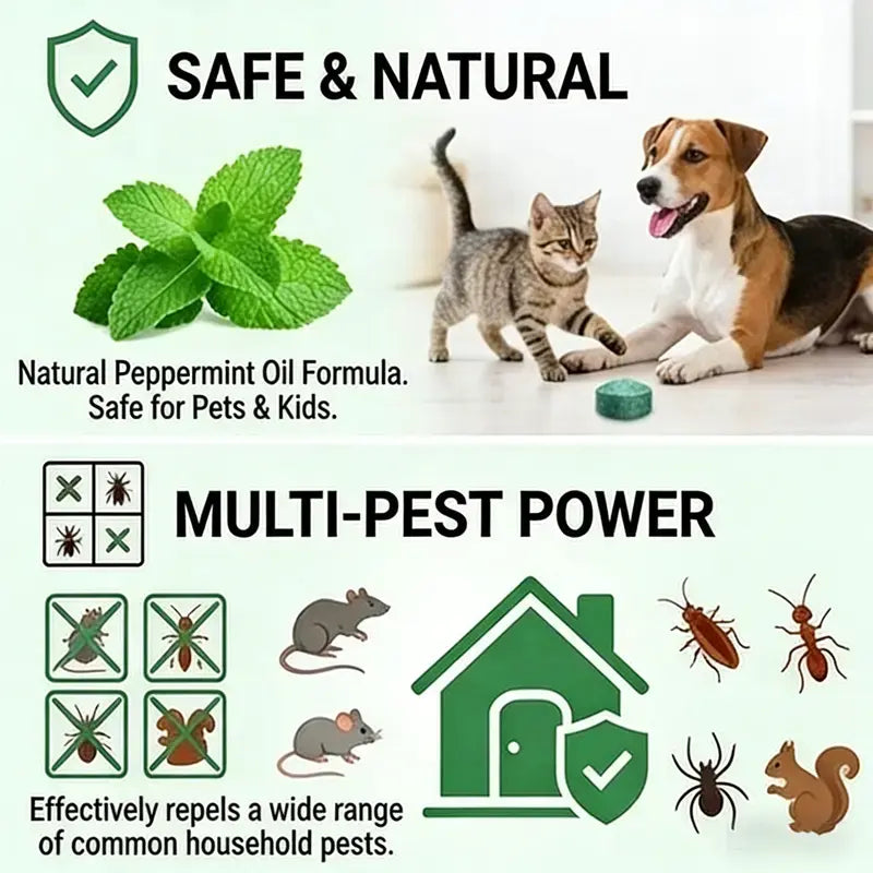 12 - Pack Popular Natural Rodent Repellent Balls! Infused with Peppermint and Lemon Oil, These Balls Effectively Deter Squirrels, Rats, Spiders, and Other Pests. Safe, Long - Lasting, and Easy - to - Use for Both Indoor and Outdoor Applications.
