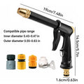 【Summervibes】Portable High Pressure Water Sprayer, Adjustable Garden Hose Nozzle Sprayer, Car Washing & Maintenance Tool, Pet Cleaning Tool & Dealsforyoudays