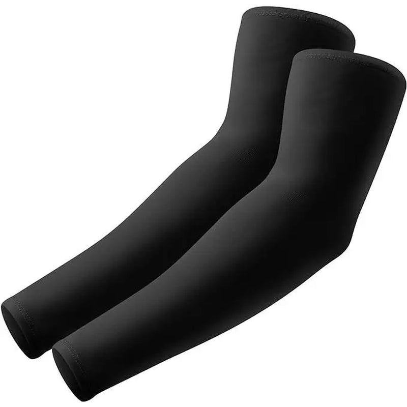 2 Pair Sun Protection Cooling Arm Sleeves Compression - Tattoo Cover up - Sun Sleeves for Men Women Youth