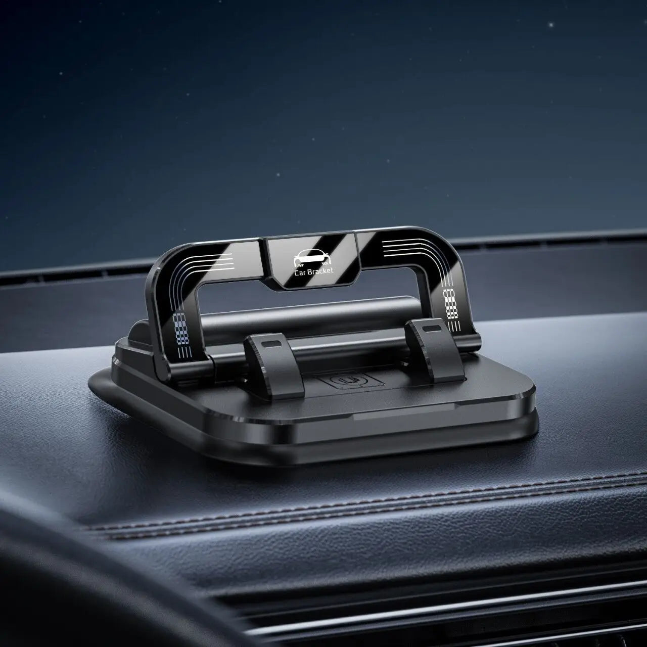 New Car Phone Mount for Car 360° Rotatable Dashboard Horizontal & Vertical Viewing Cell Phone Holder Car Temporary Parking Card
