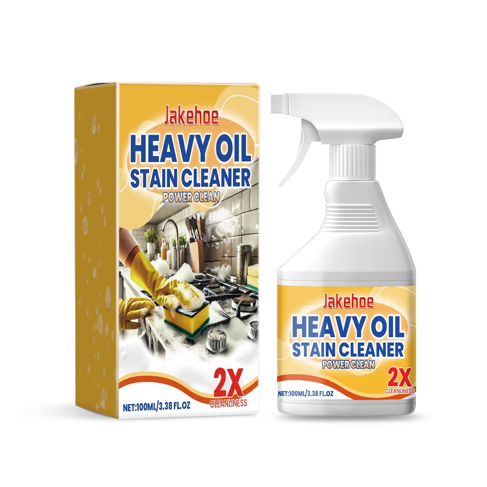 Heavy Duty Degreaser Cleaner Spray for Kitchen, Household, Oven, Stove, Range Hood,Household Kitchen Cleaners