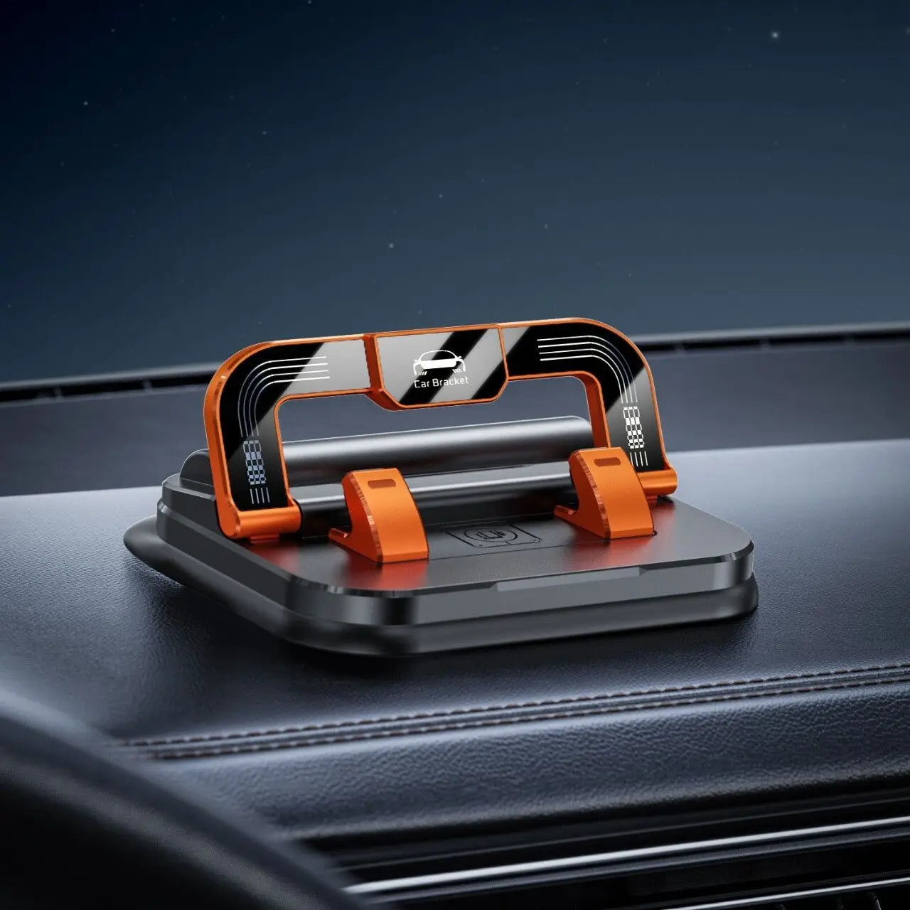 New Car Phone Mount for Car 360° Rotatable Dashboard Horizontal & Vertical Viewing Cell Phone Holder Car Temporary Parking Card
