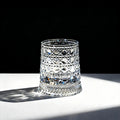 Luxury 360° Spinning Crystal Glass – Star-Cut Stress Relief Whiskey & Wine Glass, Elegant European Barware Gift，Rotating Glass Cup Spinning Glass Cup
