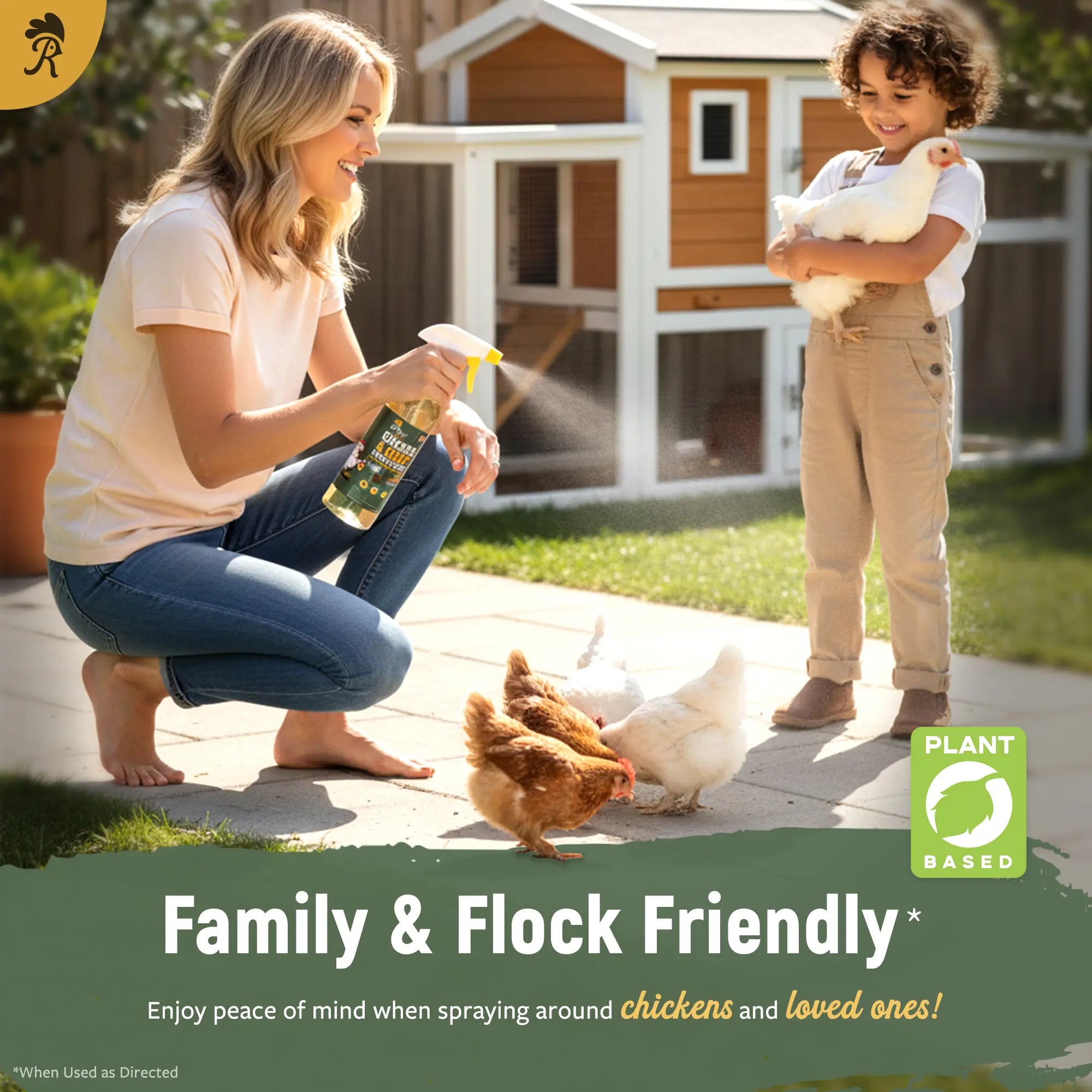 Reliant Pet Chicken & Coop Poultry Spray for Mites,Lice,Ticks,Fleas and Flies - Safe for Use on Chickens and No Egg Removal Needed - Sale - Mother'S Day Sale - Father'S Day Sale Outdoorfun