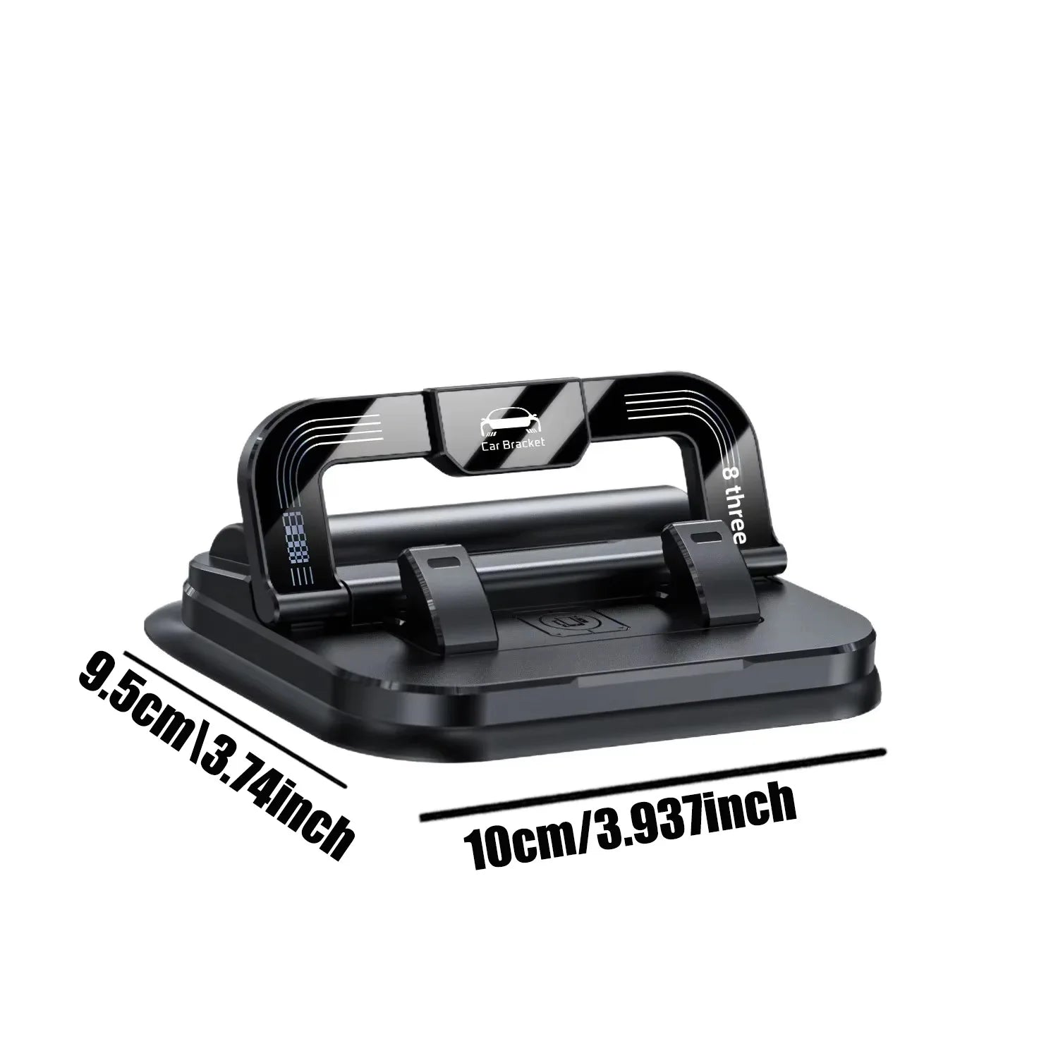 New Car Phone Mount for Car 360° Rotatable Dashboard Horizontal & Vertical Viewing Cell Phone Holder Car Temporary Parking Card